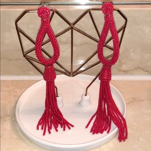 Worn once! Red Statement Earring